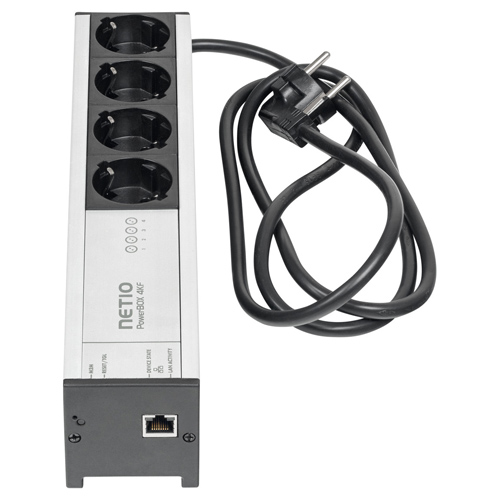 Regleta IP Inteligente NETIO PowerBox 4KF | 4 tomas Schuko con Medición y LAN - Imagen 3