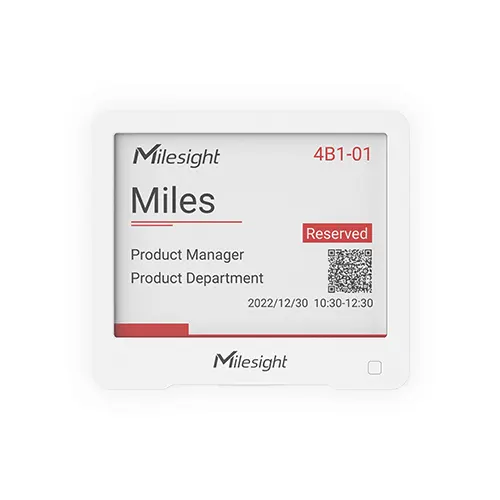 Milesight DS3604 868M - Display IoT E-Ink LoRaWAN