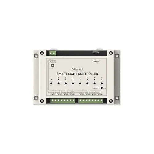 Milesight WS558-868M Switch - Controlador de luz LoRaWAN 8 luces