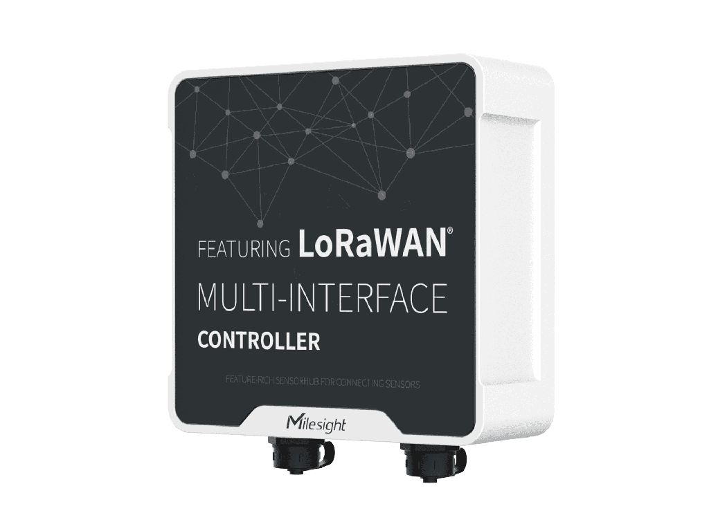 Milesight UC502-868M – Controladora IoT exterior LoRaWAN® con panel solar e interfaces industriales