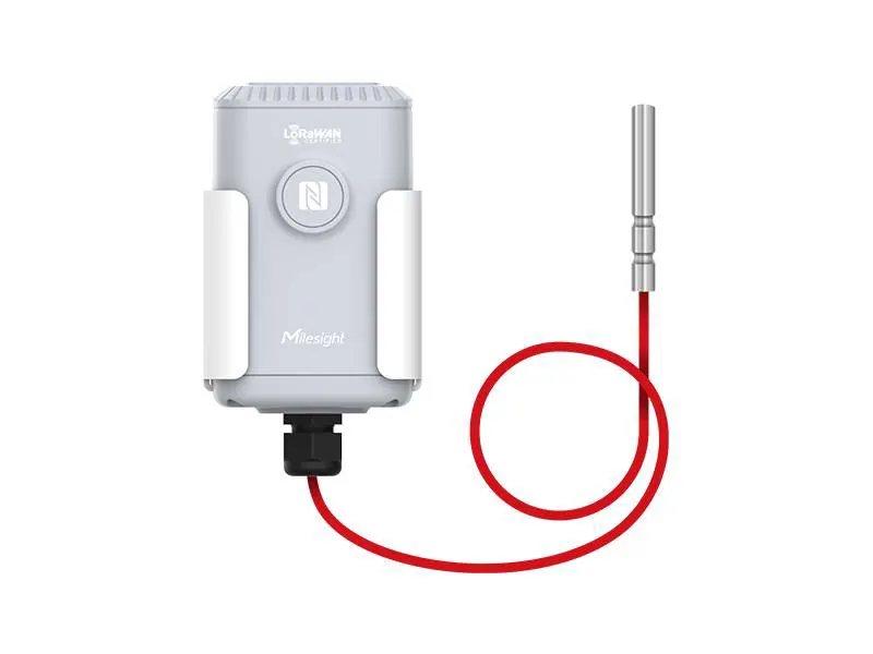 Milesight EM500-PT100-868M-T800 – Sensor de temperatura industrial LoRaWAN®