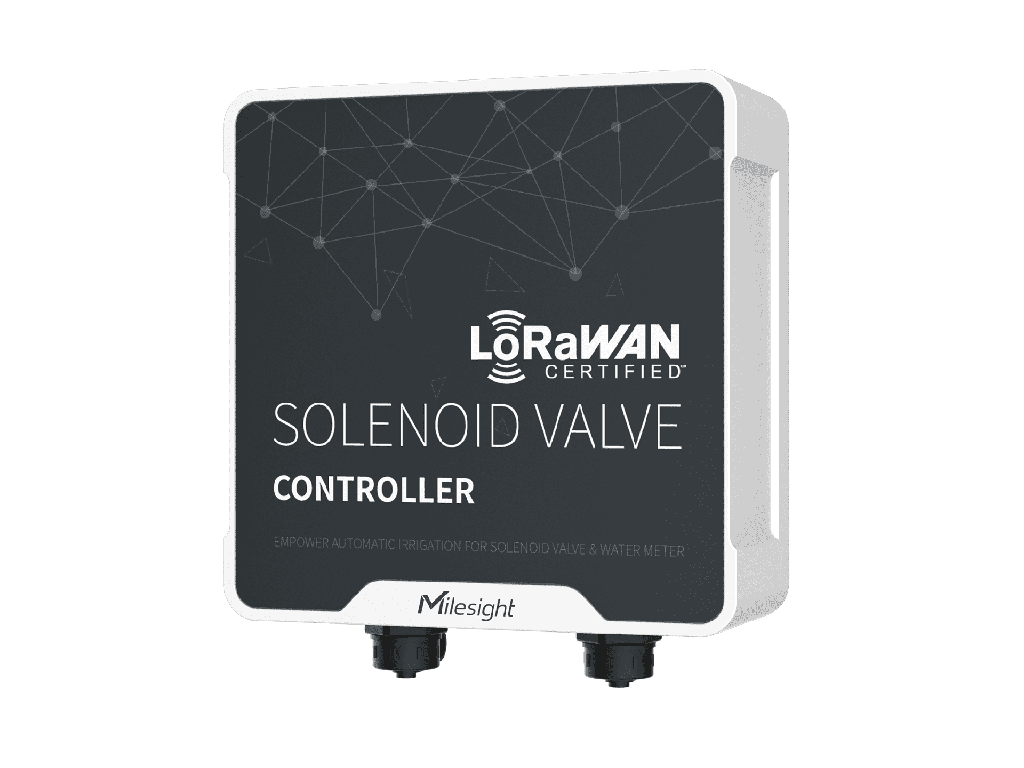 Milesight UC512-DI-868M – Controlador de válvulas solenoides LoRaWAN® para riego inteligente