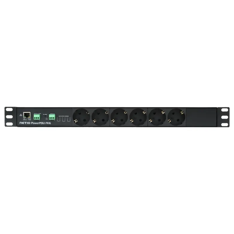 Regleta PDU IP Trifásica NETIO PowerPDU FK6 | 6 tomas Schuko con Control Remoto - Imagen 2
